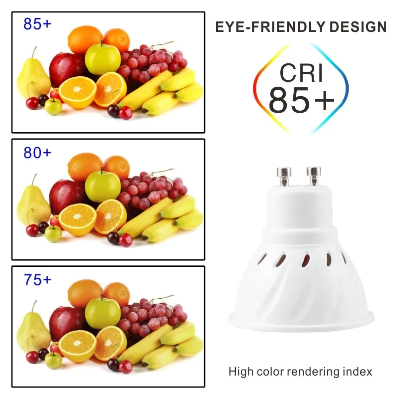 10pcs Lampada LED Spotlight Bulb E27 E14 MR16 GU10 B22 220V Bombillas LED Lamp 48 60 80 LED 2835 SMD Lampara Spot Light 3w 4w 5w