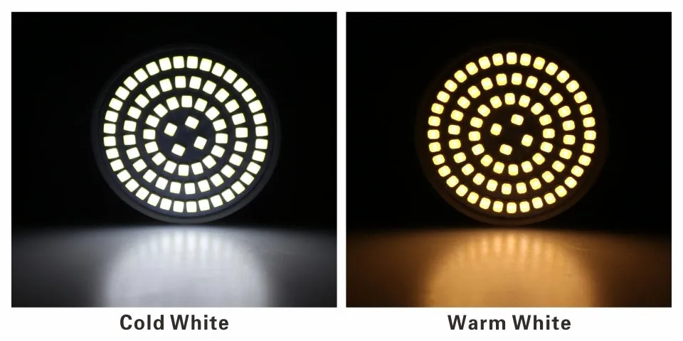 10pcs Lampada LED Spotlight Bulb E27 E14 MR16 GU10 B22 220V Bombillas LED Lamp 48 60 80 LED 2835 SMD Lampara Spot Light 3w 4w 5w