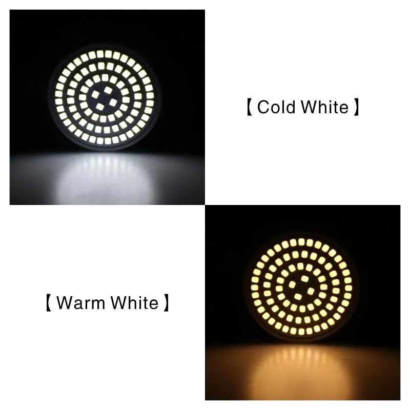10pcs Lampada LED Spotlight Bulb E27 E14 MR16 GU10 B22 220V Bombillas LED Lamp 48 60 80 LED 2835 SMD Lampara Spot Light 3w 4w 5w