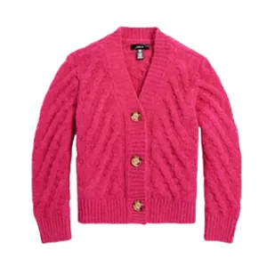 AQUA - KIDS - Cable Rib Cardigan