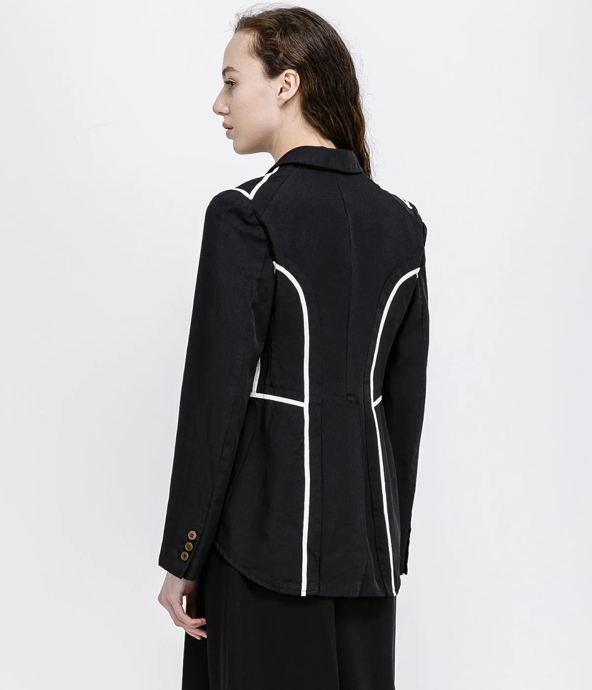Black Taped Tuxedo Jacket