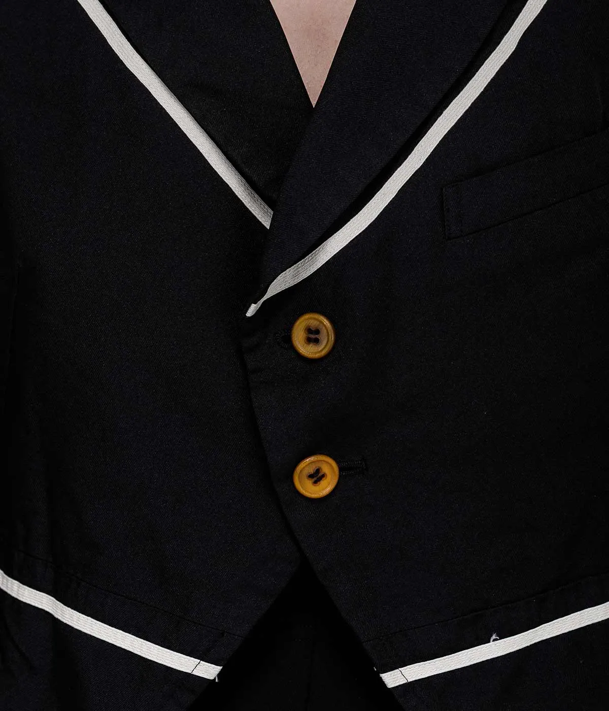 Black Taped Tuxedo Jacket