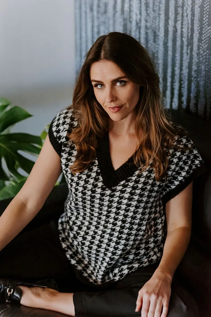 Bridge and Lord - FB4409 Houndstooth Vest
