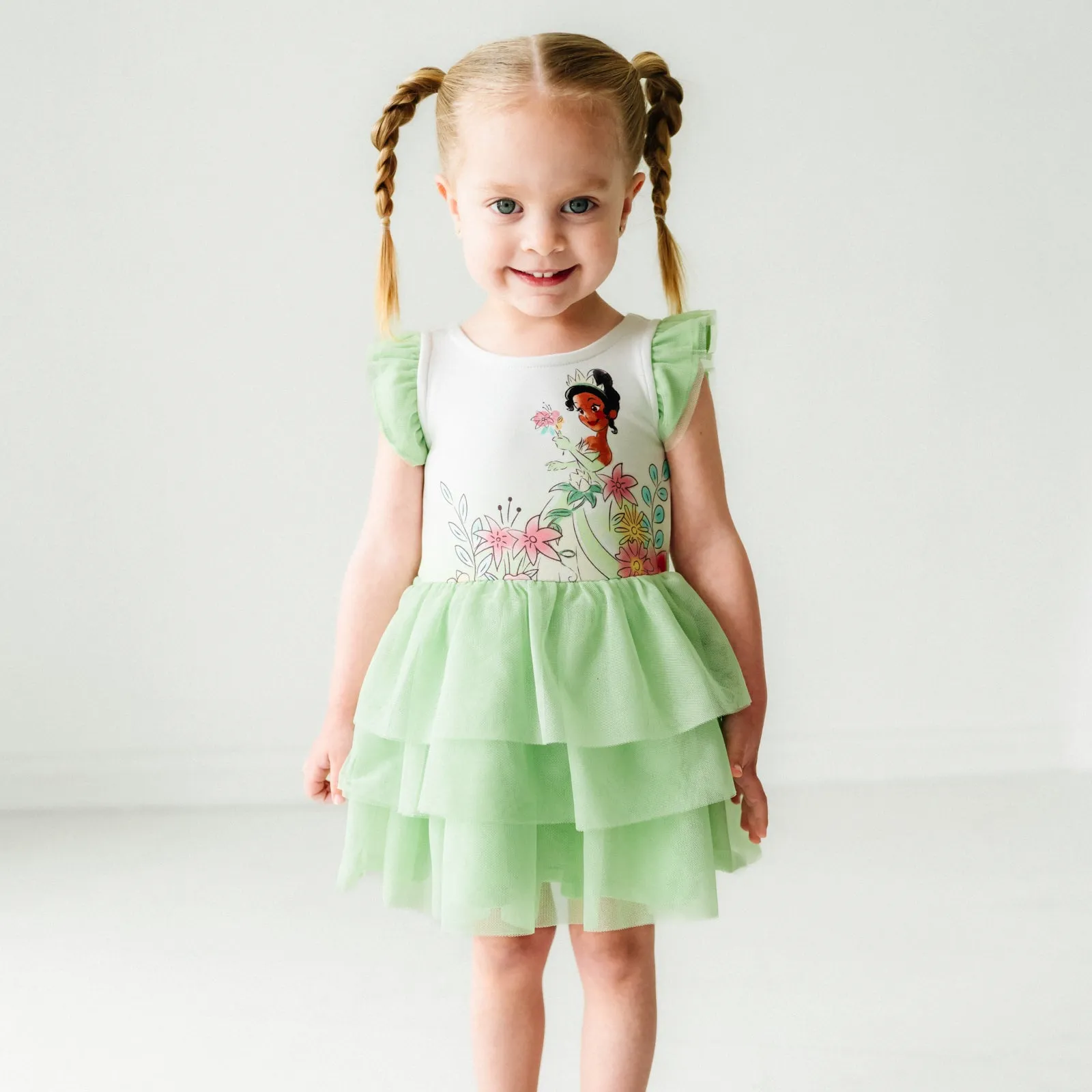 Disney Tiana Flutter Tiered Tutu Dress with Bloomer