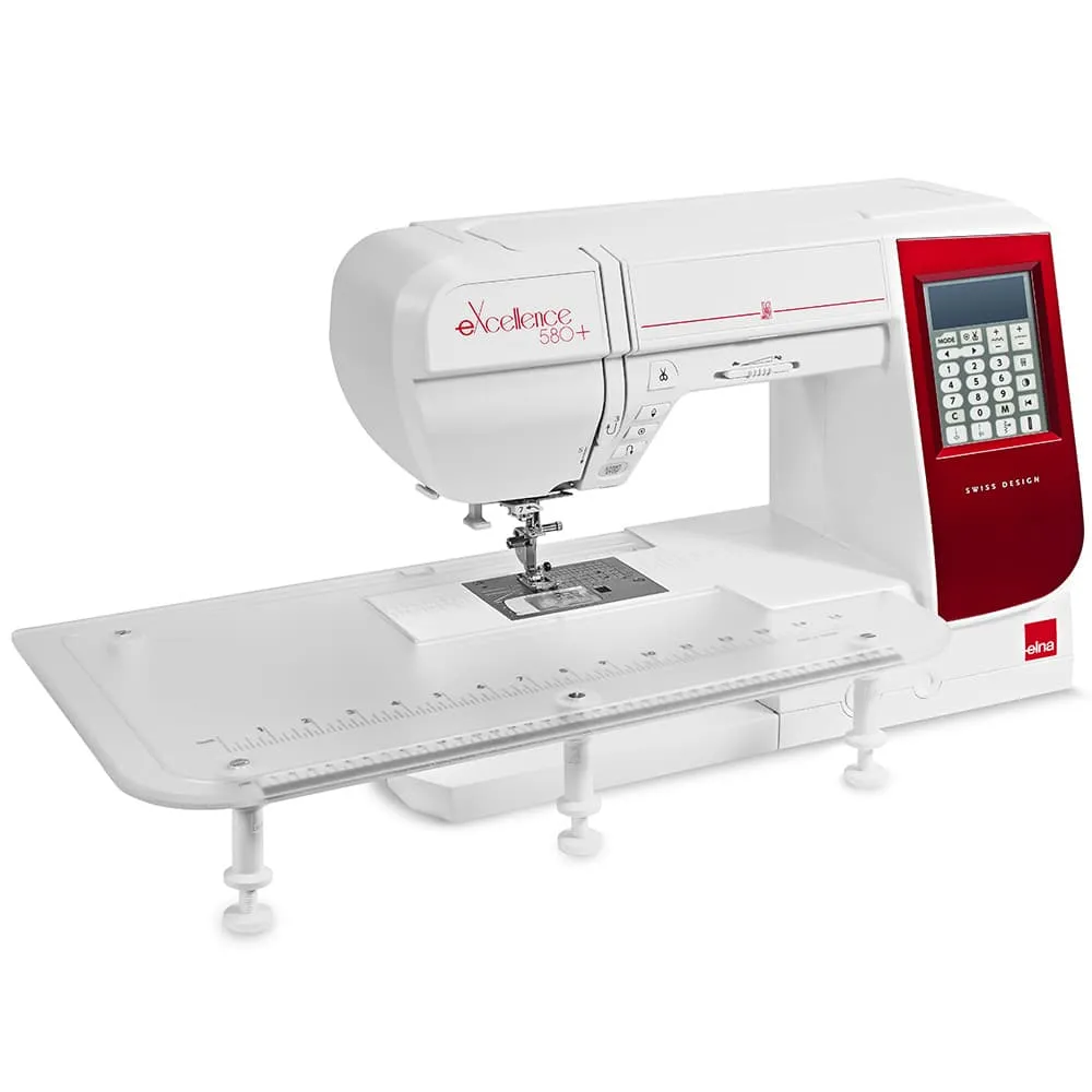 Elna eXcellence 580  Computerized Sewing Machine with FREE Bundle