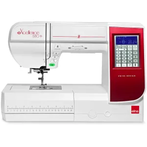 Elna eXcellence 580  Computerized Sewing Machine with FREE Bundle