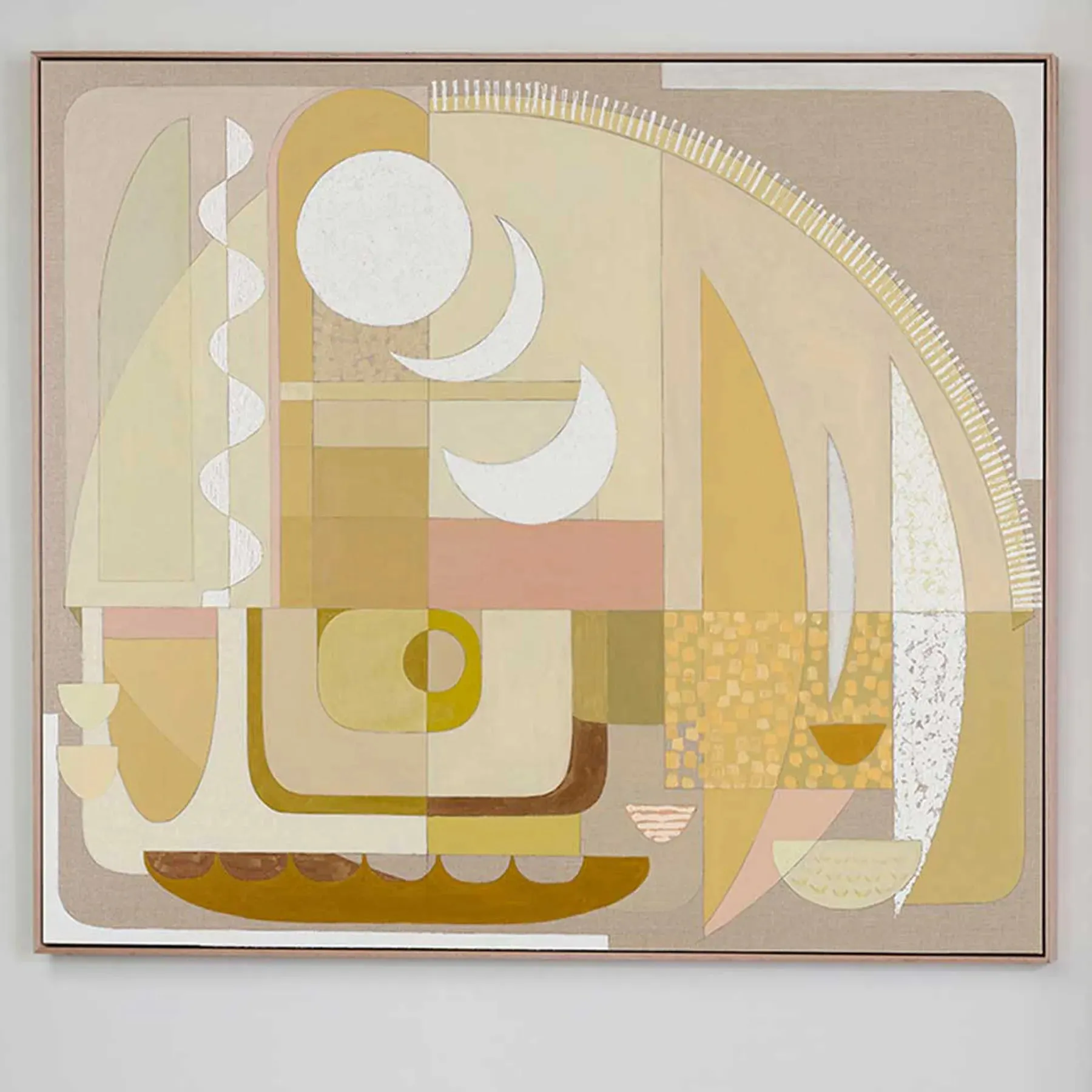 Hera Canvas Print 100cm x 114cm Oak Frame