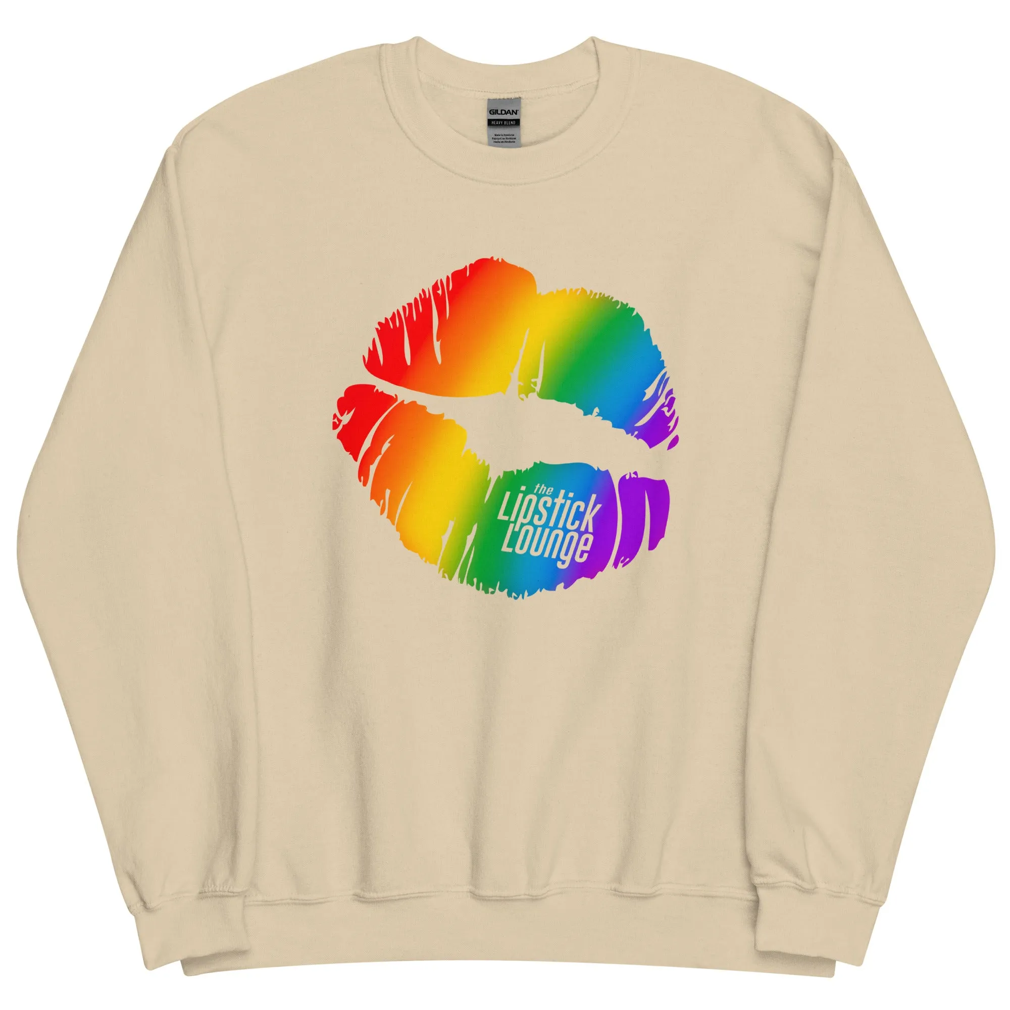 Lipstick Lounge Rainbow Logo Unisex Sweatshirt