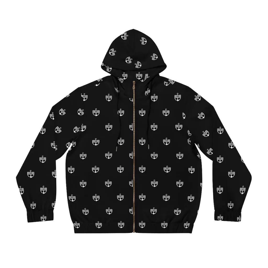 Men's Full-Zip Hoodie Black
