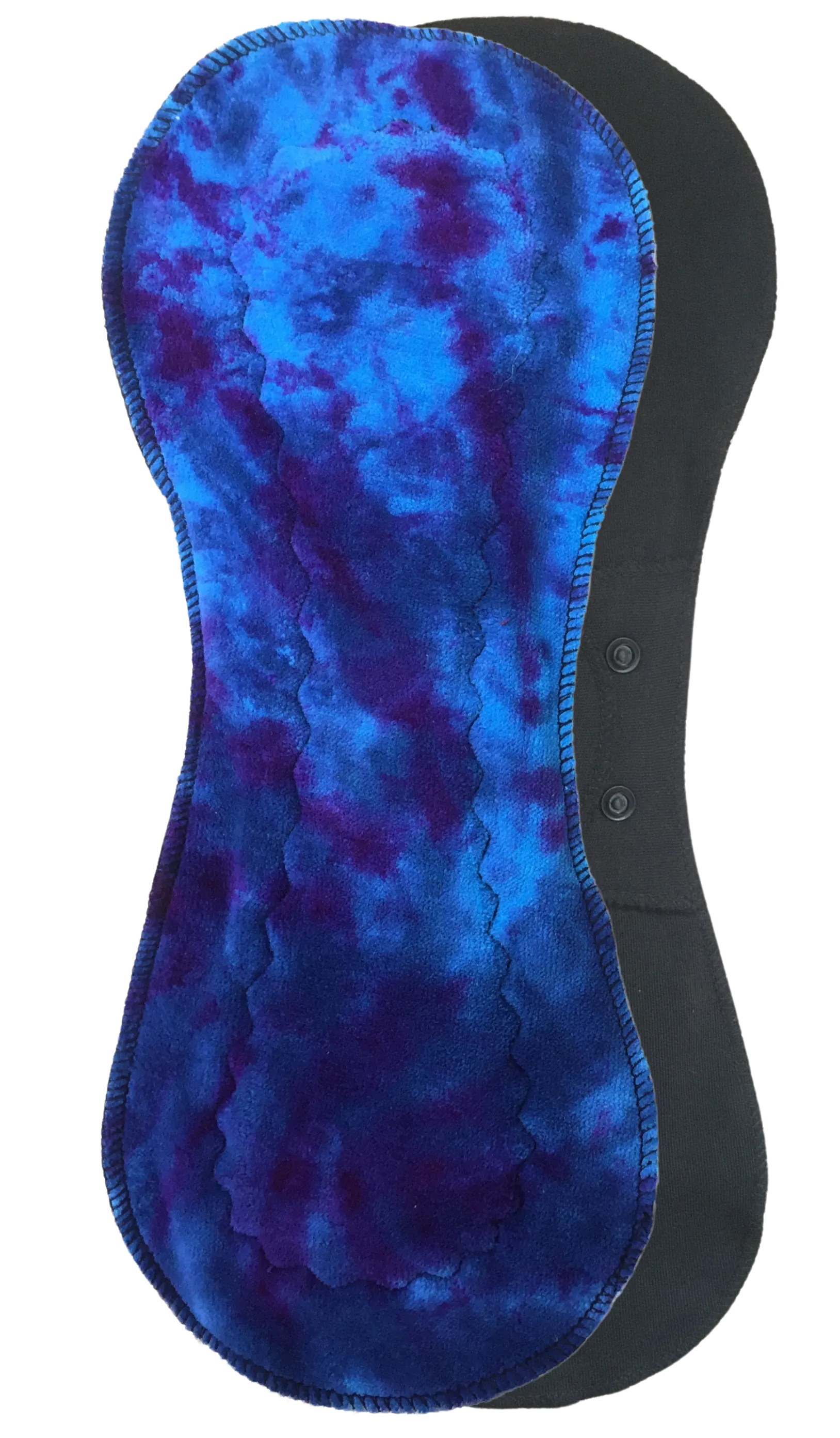 Moody Blue Slim Mega Pad - Organic Cotton Reusable Period Pad