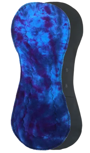 Moody Blue Slim Mega Pad - Organic Cotton Reusable Period Pad