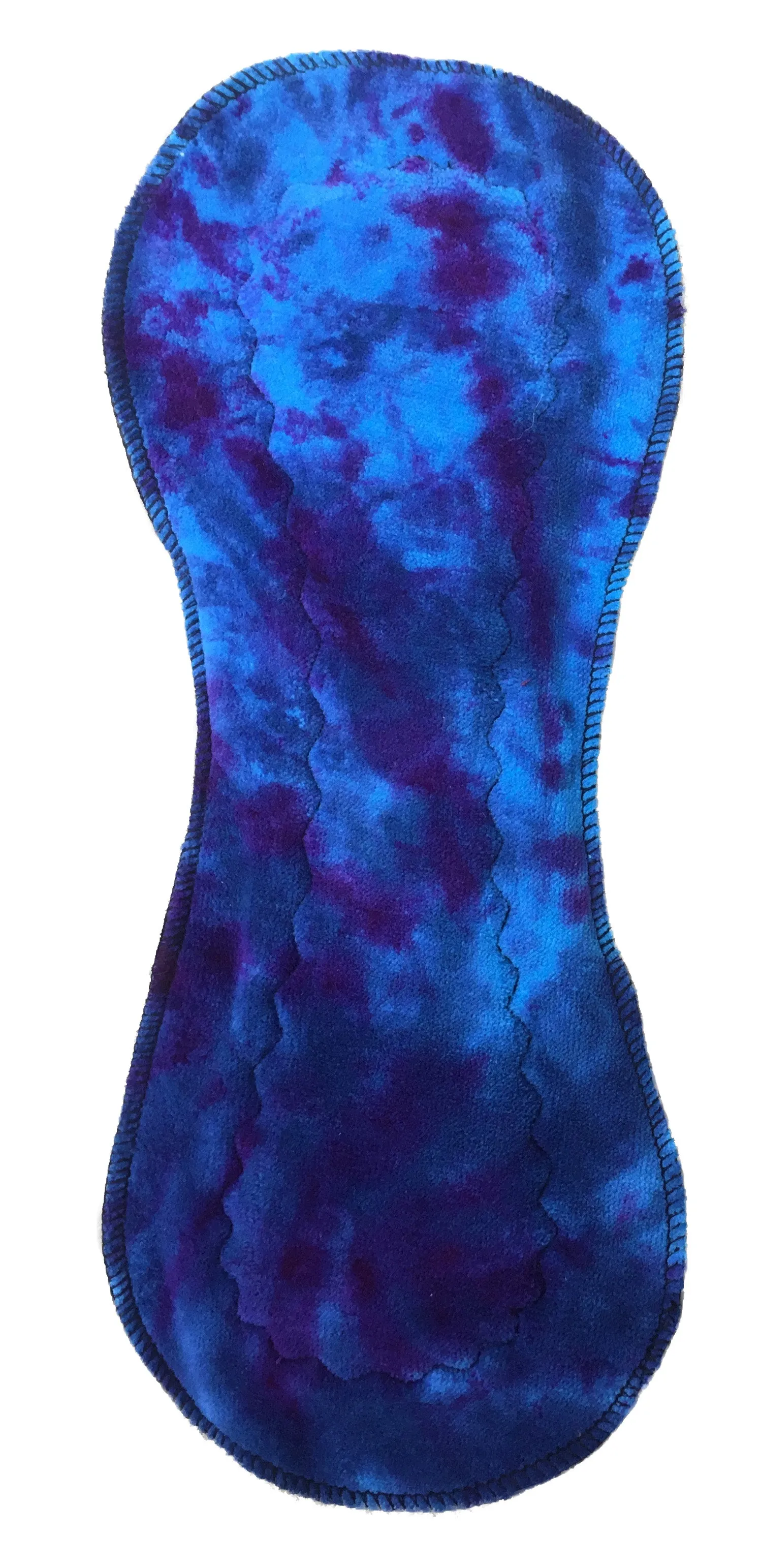 Moody Blue Slim Mega Pad - Organic Cotton Reusable Period Pad