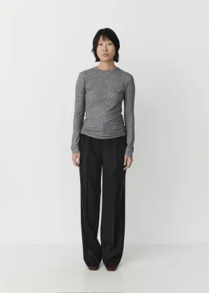 Ortigia Long Sleeve Tee — Grey Melange