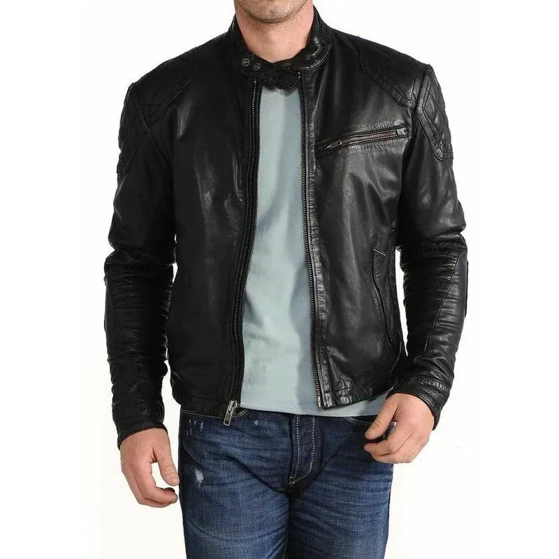 Real Soft Lambskin Leather Jacket