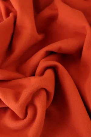 Rust Double Sided Plush Polartec Fleece