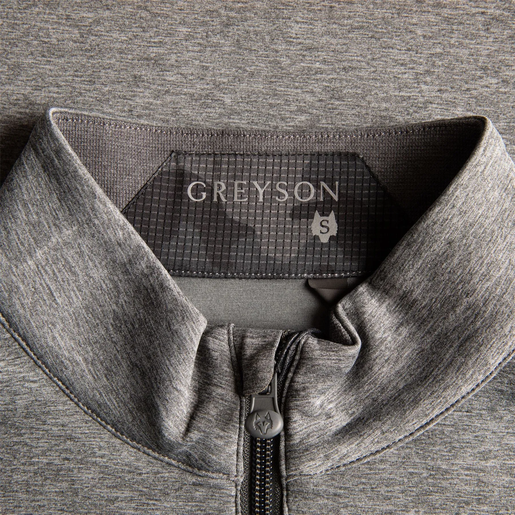 Sequoia Quarter Zip Smoke Heather - AW23