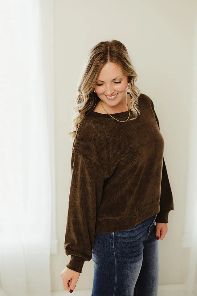 Soft Corduroy Top