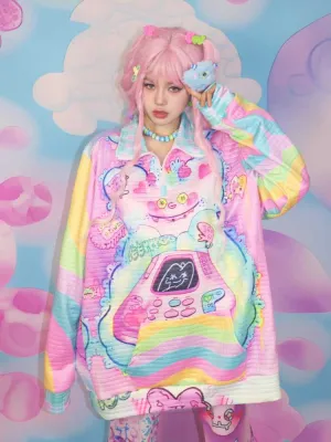 Soft girl sweatshirt jacket【s0000010293】