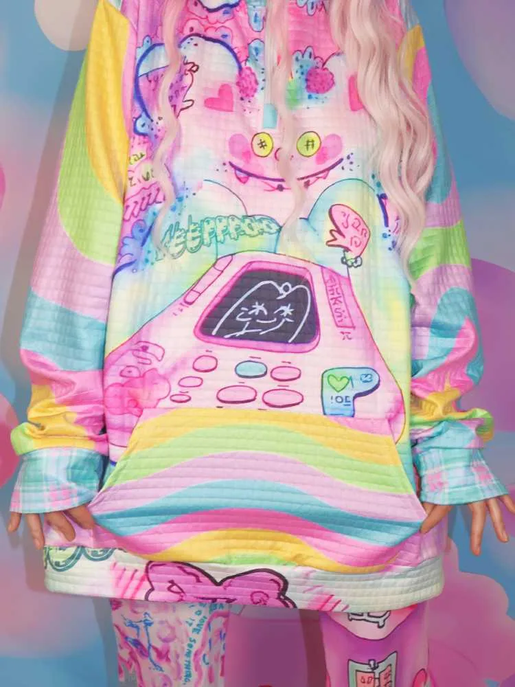Soft girl sweatshirt jacket【s0000010293】