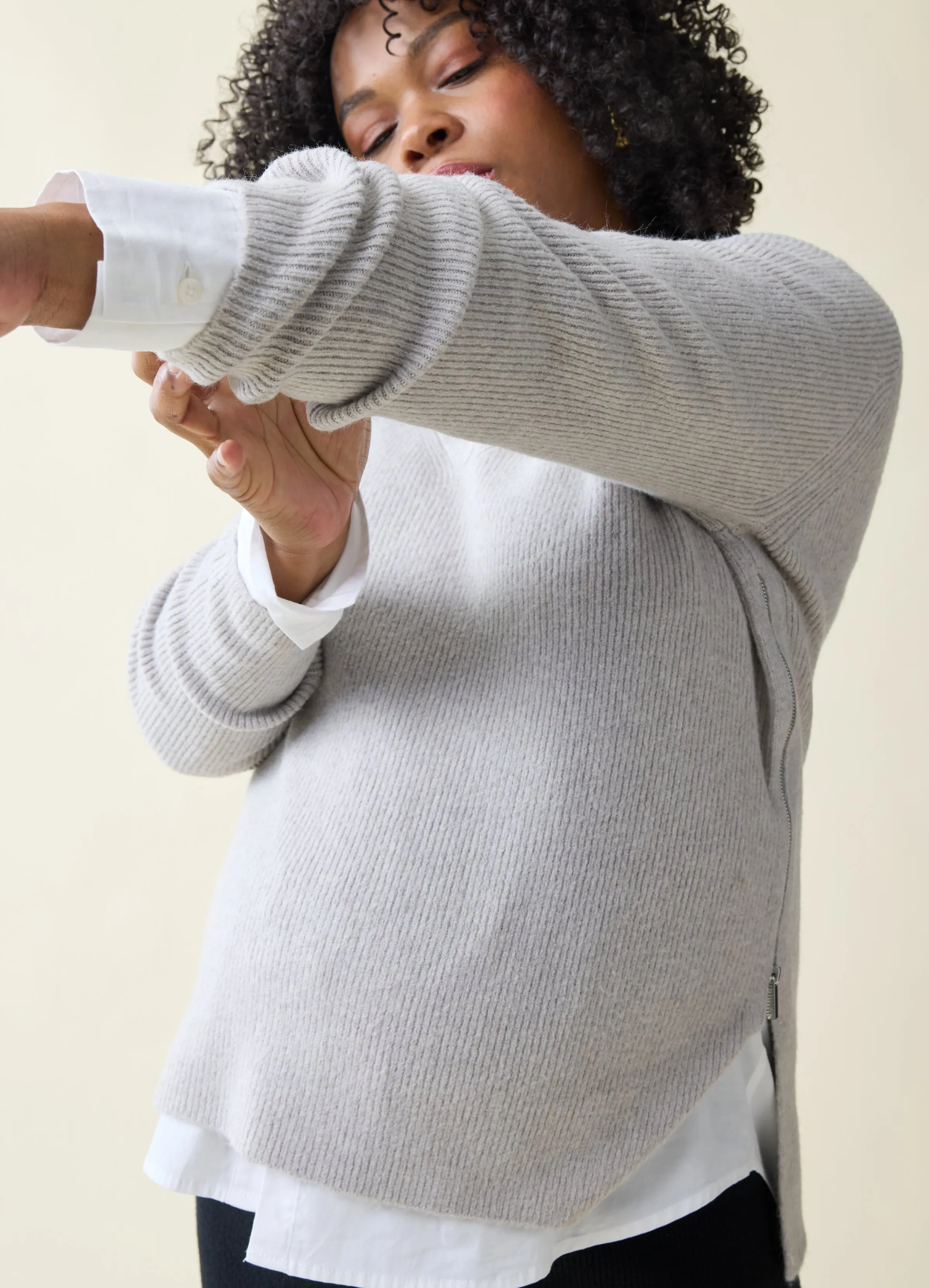 The Snuggle   Grow Maternity   Nursing Sweater
