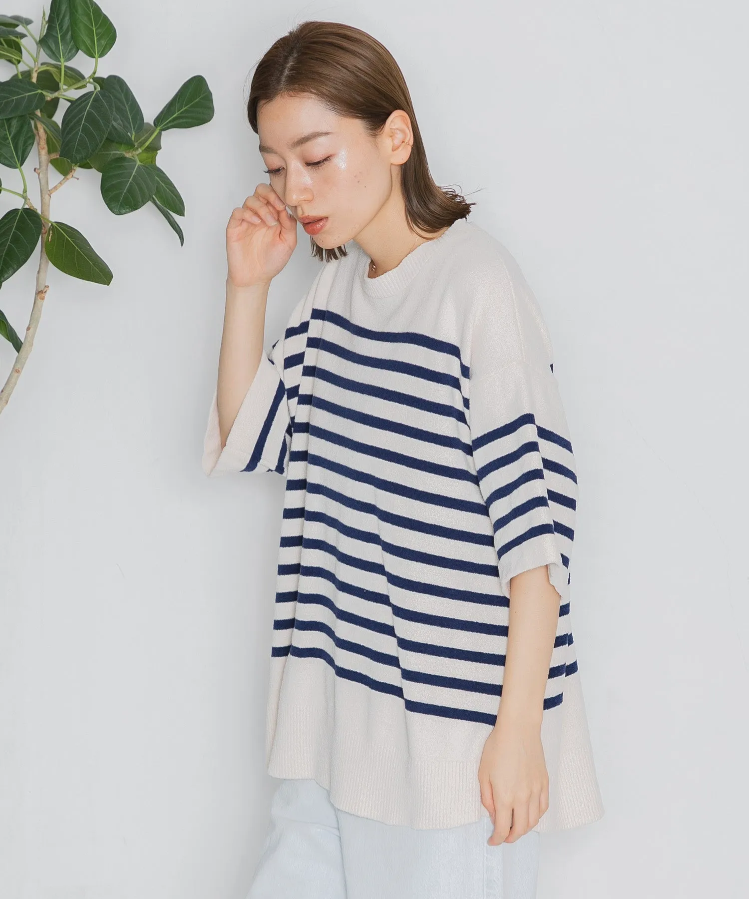 【WOMEN】nestwell WREN BD - TAIL CUT RELAXED TEE BD -