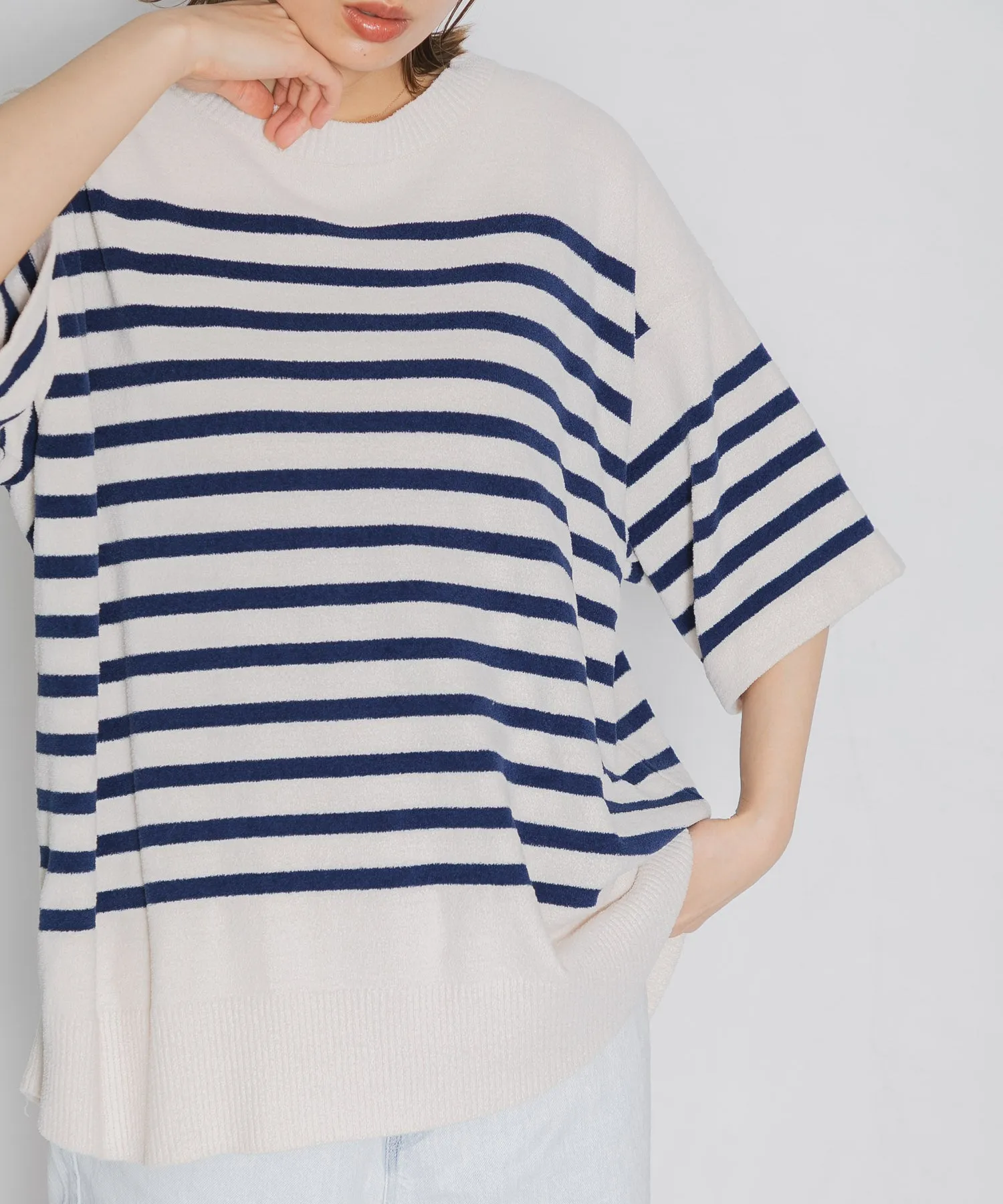 【WOMEN】nestwell WREN BD - TAIL CUT RELAXED TEE BD -