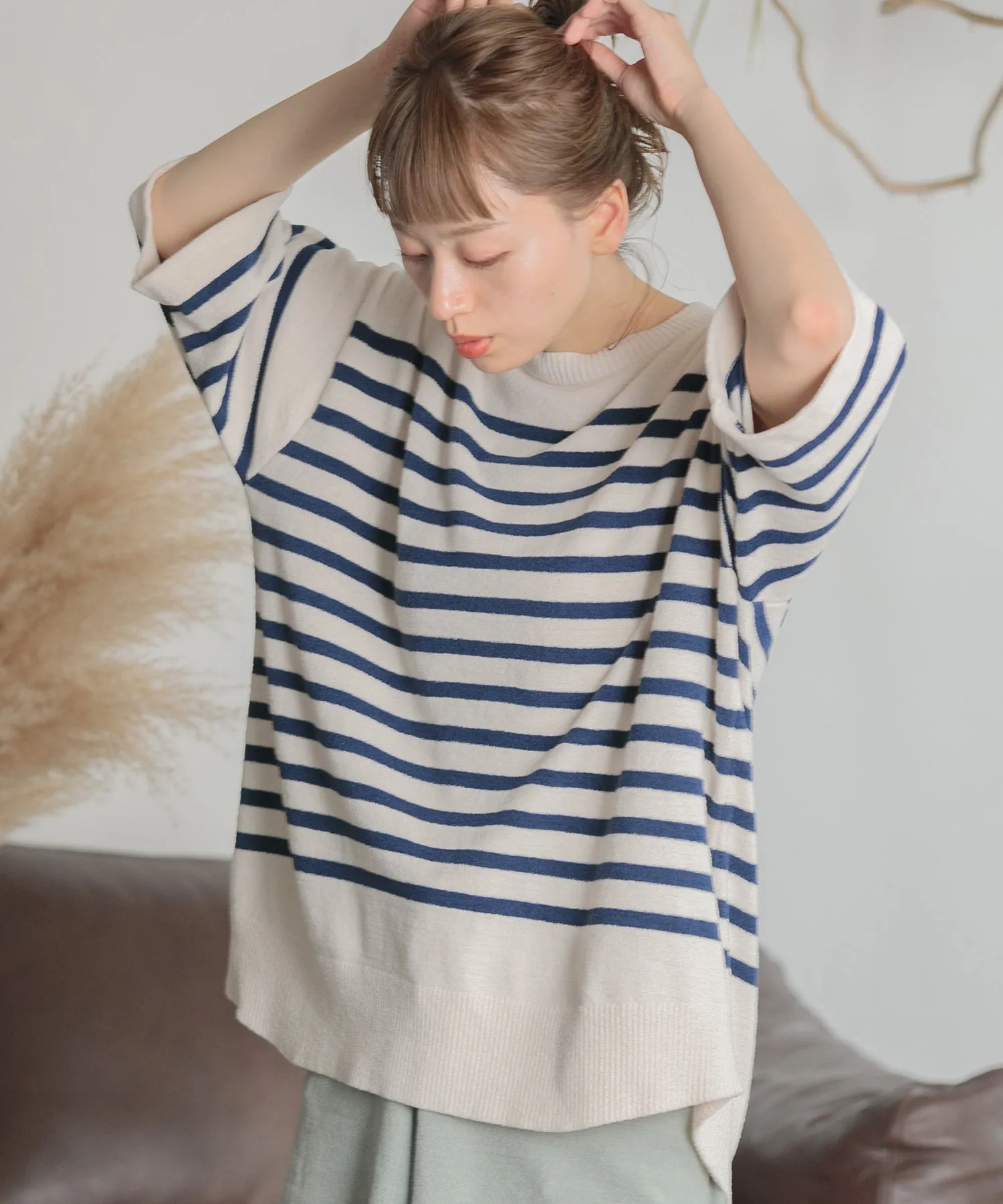 【WOMEN】nestwell WREN BD - TAIL CUT RELAXED TEE BD -
