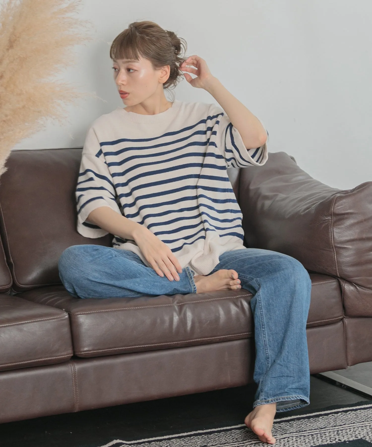 【WOMEN】nestwell WREN BD - TAIL CUT RELAXED TEE BD -
