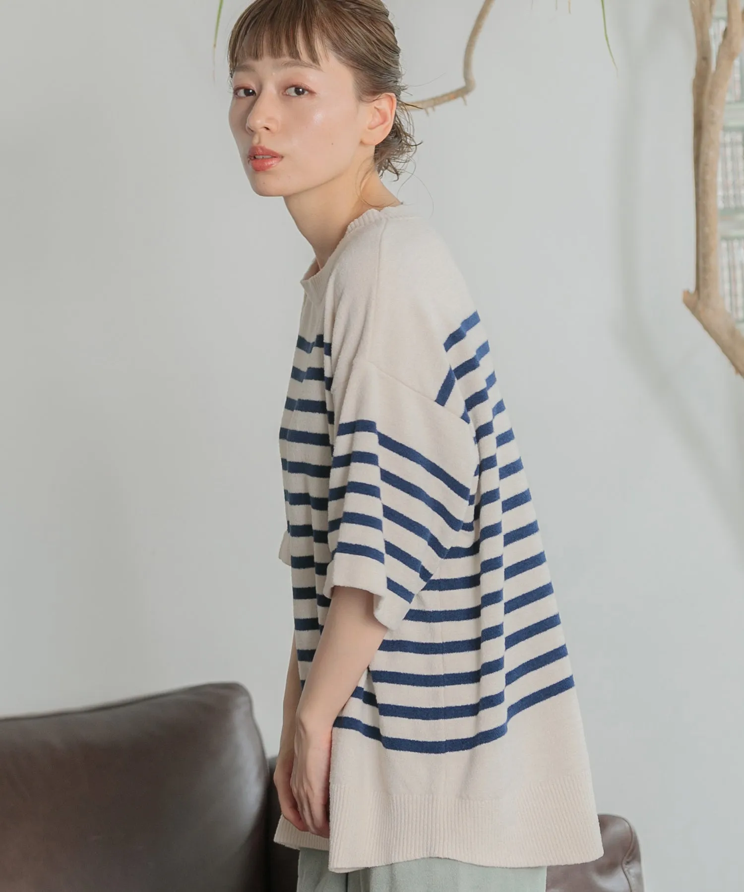 【WOMEN】nestwell WREN BD - TAIL CUT RELAXED TEE BD -